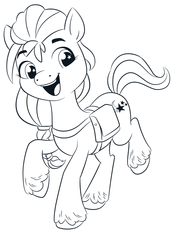 Kids-n-fun.com | Coloring page My Little Pony Next Generation Sunny ...